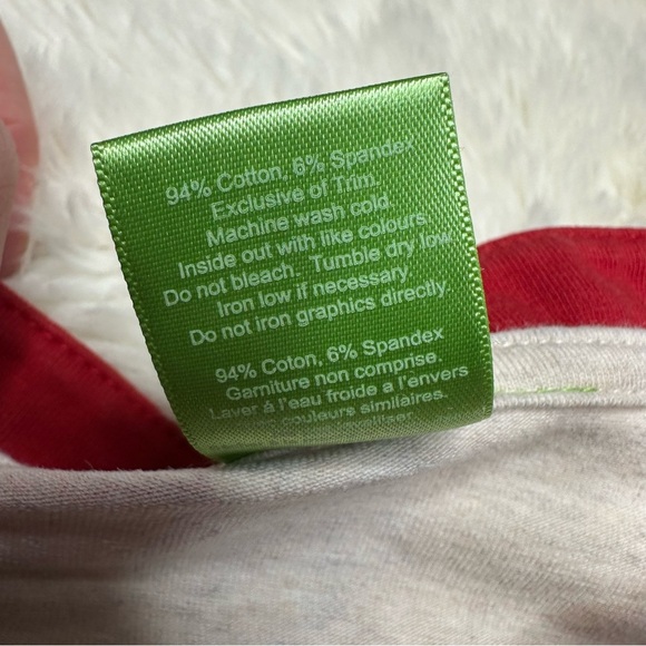 Peekaboo Beans Shirt Long Sleeved Triangles White & Red Size 6 - Picture 8 of 16